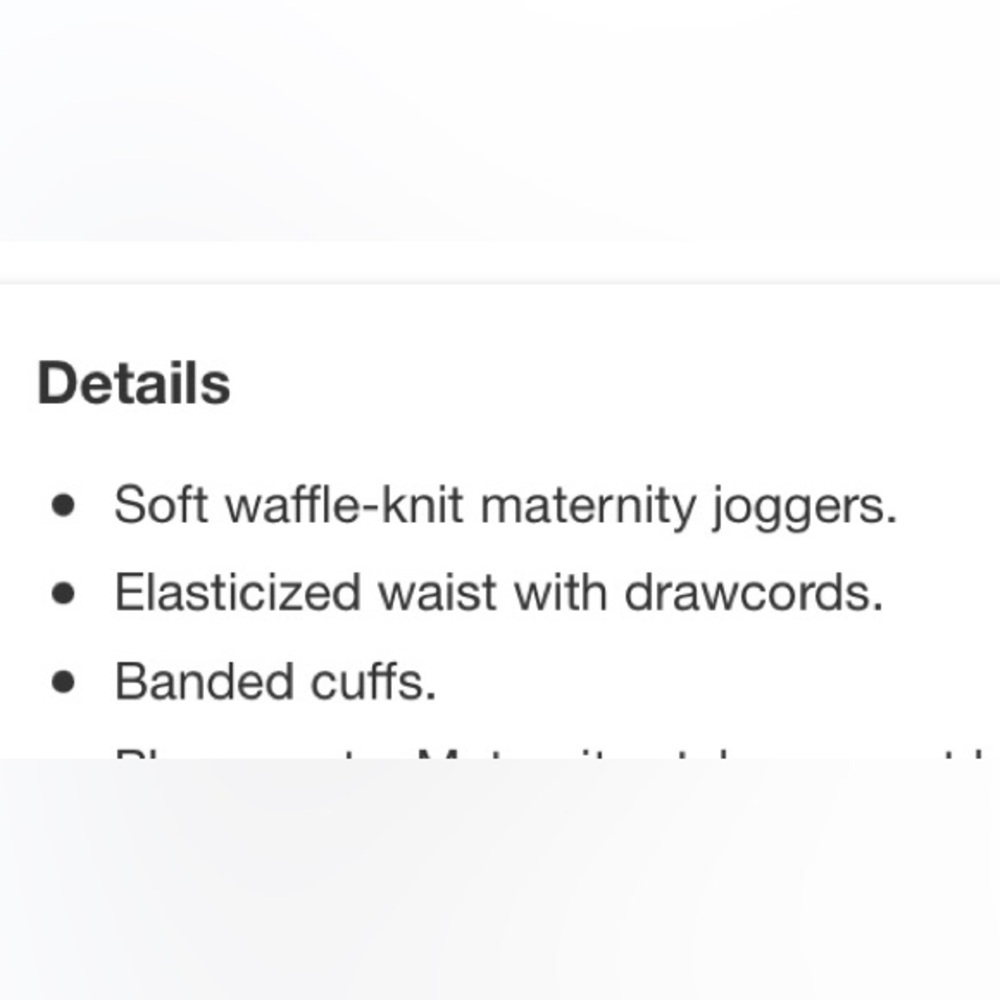 Maternity Waffle Hoodie & Joggers - Picture 4 of 5